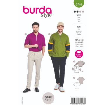 shirt (maat 46-56) Burda 5744