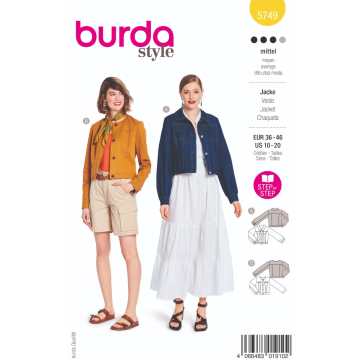 jasje (maat 36-46) Burda 5749
