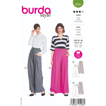 broek (maat 36-48) Burda 5751