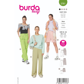 sportbroeken (maat 34-48) Burda 5761