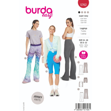 sportbroeken (maat 34-48) Burda 5762