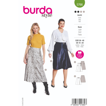 rok (maat 36-46) Burda 5766