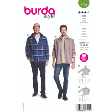 jasje (maat 48-58) Burda 5768