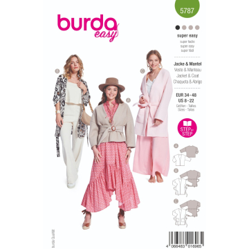 jasje (maat 34-48) Burda 5787