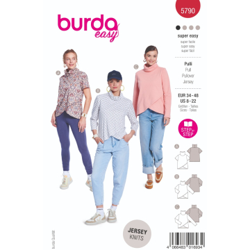 shirt (maat 44-54) Burda 5790