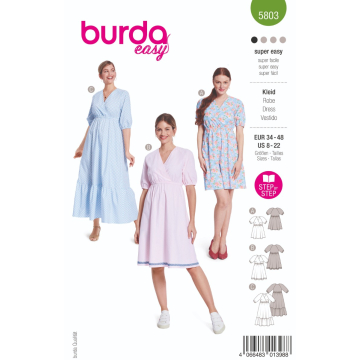 zomerjurk (maat 34-48) Burda 5803