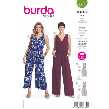 jumpsuit (maat 36-48) Burda 5817