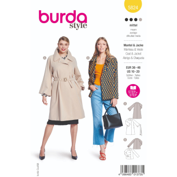 jas (maat 36-46) Burda 5824