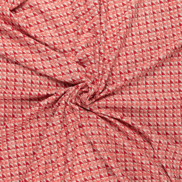 rood oranje room bouclé de luxe