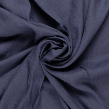 denimblauw gewassen linnen