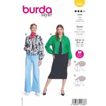 blouson (maat 34-44) Burda 5846