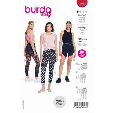 legging (maat 34-48) Burda 5850