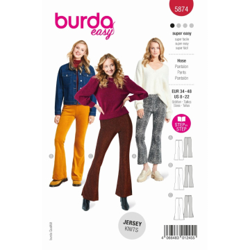 broek (maat 34-44) Burda 5874
