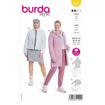 jas (maat 44-54) Burda 5877
