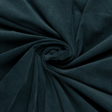 petrol groen 6W corduroy met stretch