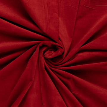 warm rood stretch velours
