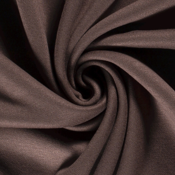 bruin taupe angora jersey met stretch