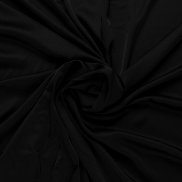 zwart ecovero satin weave