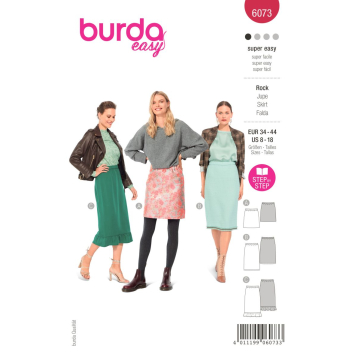 rok (maat 34-44) Burda 6073