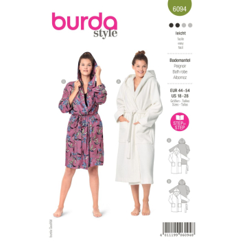 badjas (maat 44-54) Burda 6094