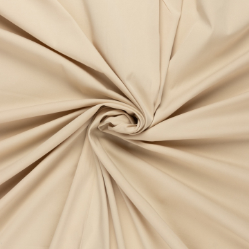beige tencel katoen mix stof met stretch