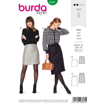 rok (maat 34-44) Burda 6181
