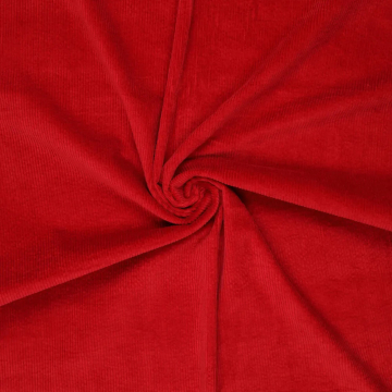 Warm rood 6W stretch rib