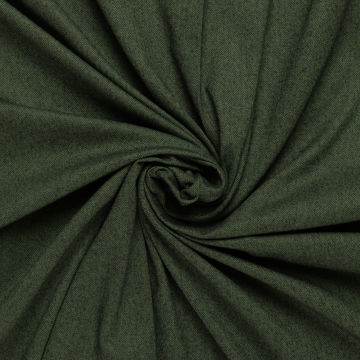 groen merino wol mix visgraat tweed stof Italiaans import