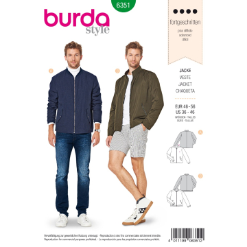 jack (maat 46-56) Burda 6351