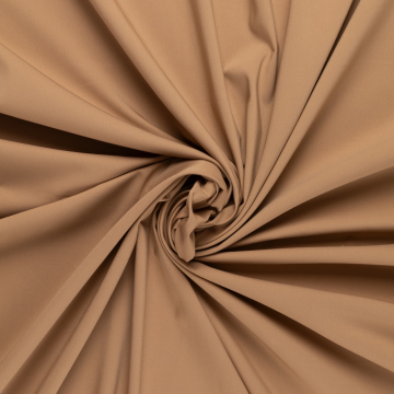 camel katoen superstretch stof