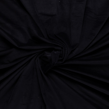 Blauw corduroy stof