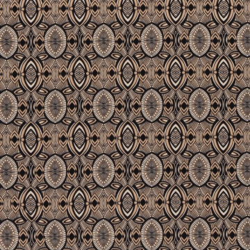 beige satijnkatoen stof met strech abstract bedrukt Italiaans import