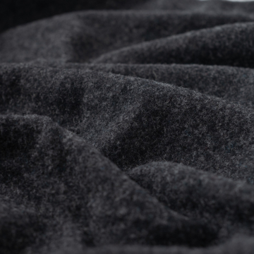 ANTRACIET melange merino wol fleece