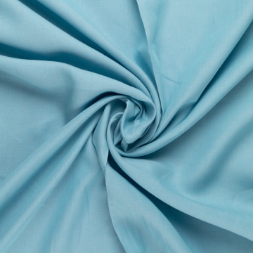 turquoise linnen stof Italiaans import