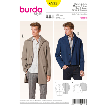 jas en jack (maat 44-60) Burda 6932