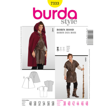 Robin Hood (maat 48-58) Burda 7333