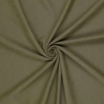 mos groen lyocell katoen mix twill stof