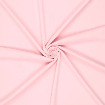 licht roze bamboe recycled polyester mix stof met stretch
