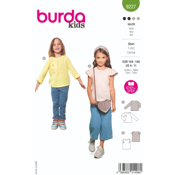 shirt (maat 104-146) Burda 9227
