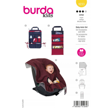 baby auto set, Burda 9233