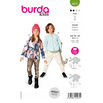 jasje (maat 104-146) Burda 9237