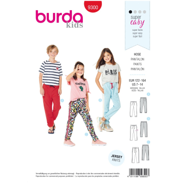 broek (maat 122-164) Burda 9300