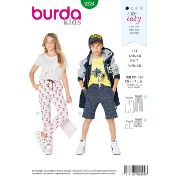 broek (maat 134-164) Burda 9324