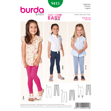legging (maat 98-140) Burda 9415