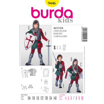 ridder (maat 104-140) Burda 9446
