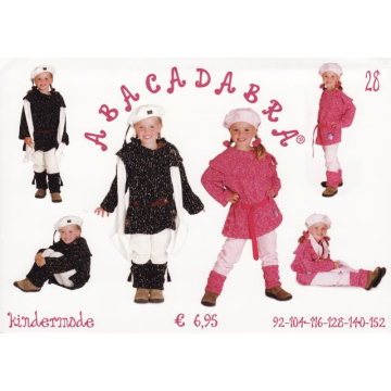 Trui, slobsokken, broek, baret en sjaal (maat 92-152), Abacadabra 28
