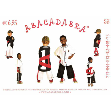 Broek en shirt (maat 92-152), Abacadabra 53