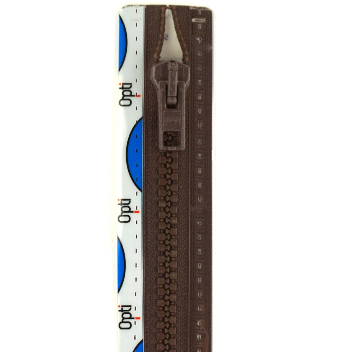 Böttger Stoffenwinkel - donkerbruine rits - deelbaar - kleur 881 - deelbaar-881