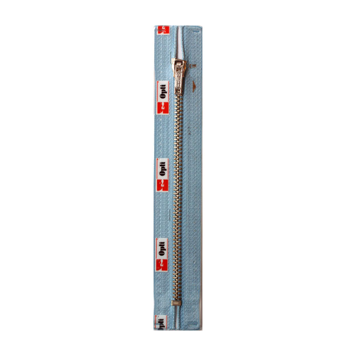Böttger Stoffenwinkel - lichtblauwe rits - broeken - kleur 259 - broekenrits-259