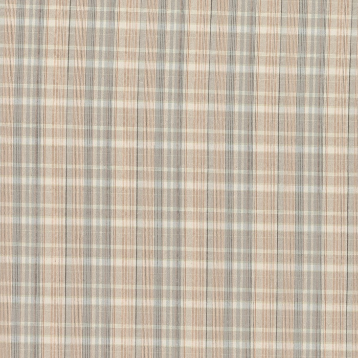Böttger Stoffenwinkel - beige geruit katoenen denim stof - 15806